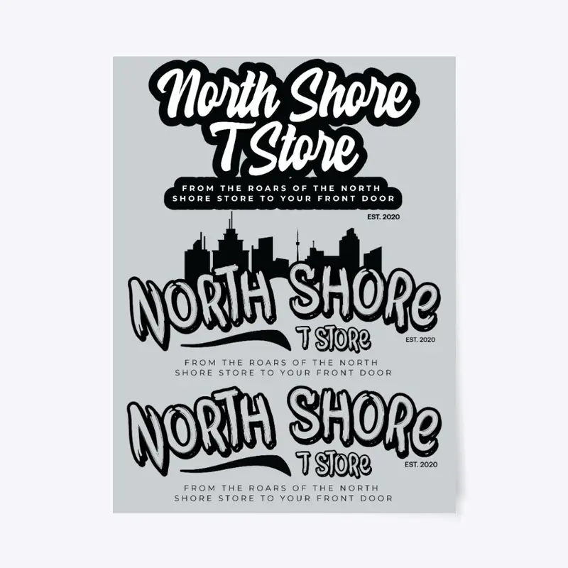 NorthShoreTstore logo poster