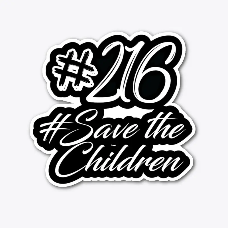 #216#savethechildren sticker